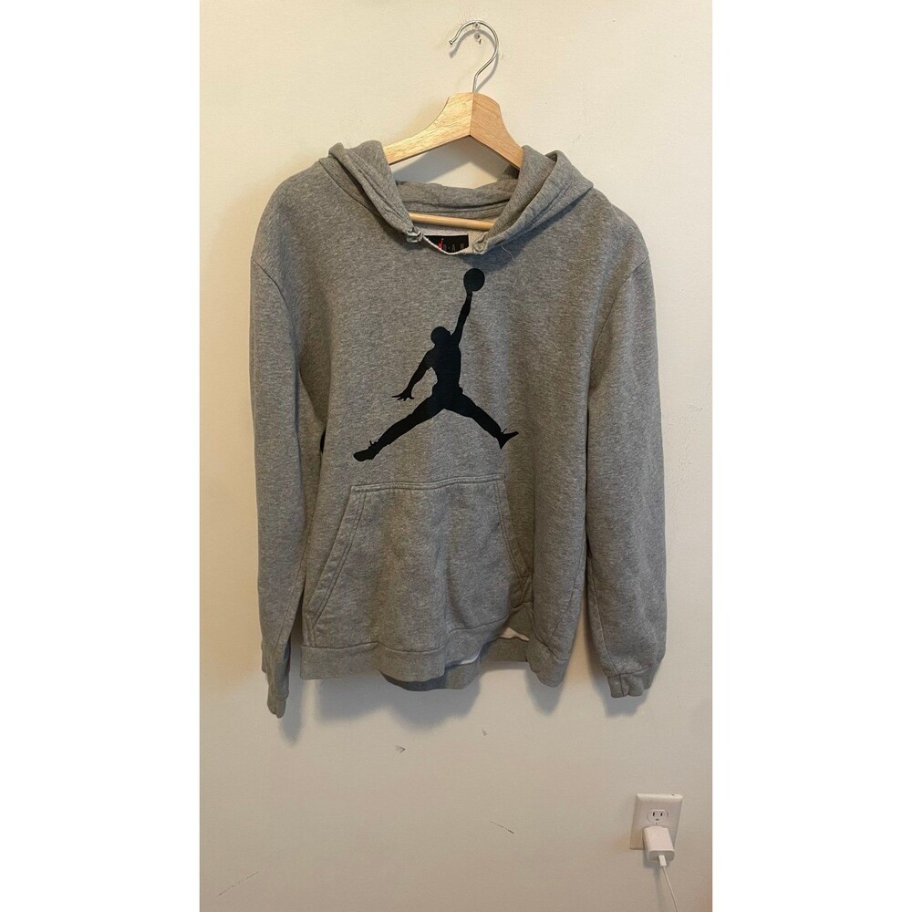 Jordan Men's Grey Hoodie